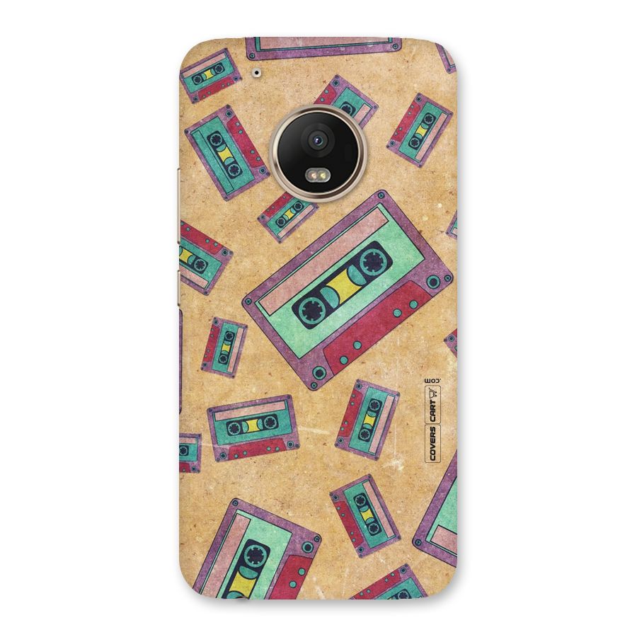 Ancient Cassettes Back Case for Moto G5 Plus