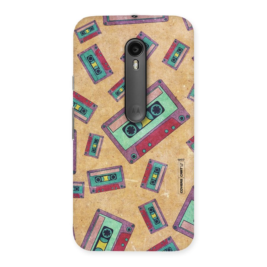 Ancient Cassettes Back Case for Moto G Turbo