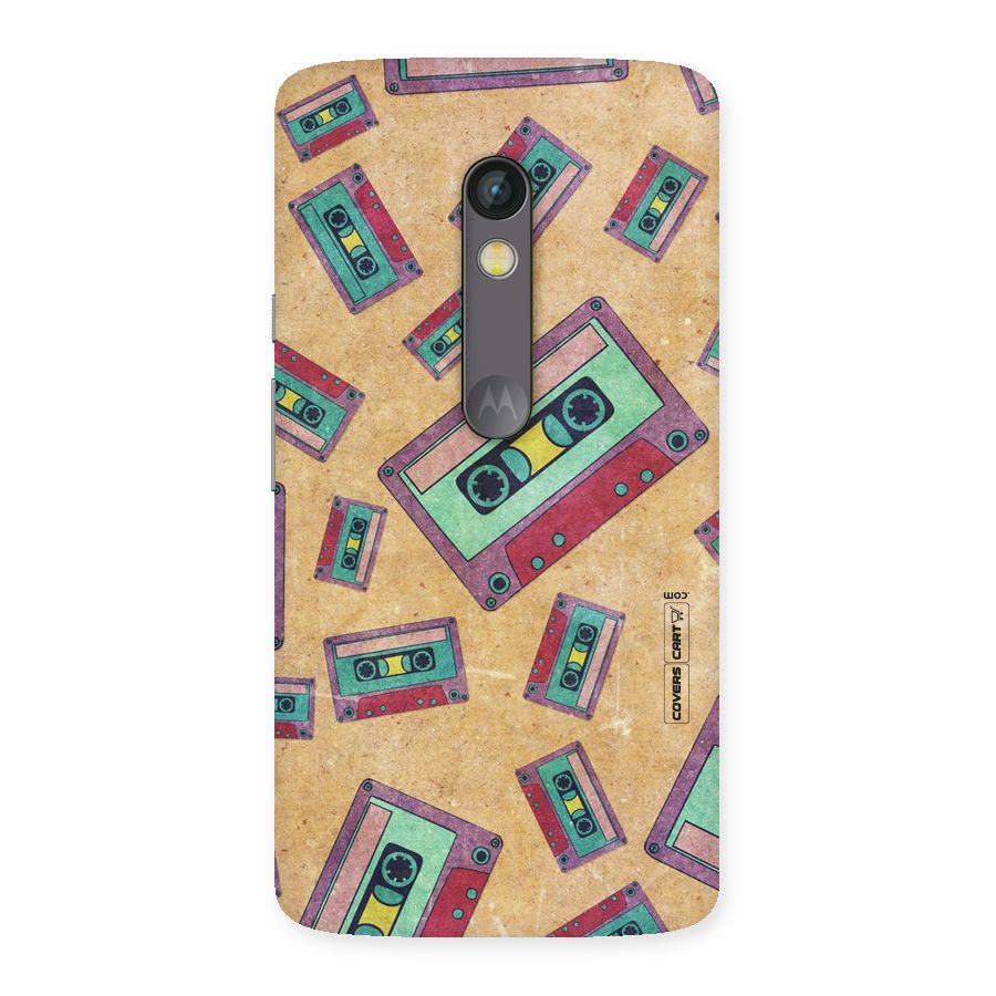 Ancient Cassettes Back Case for Moto X Play