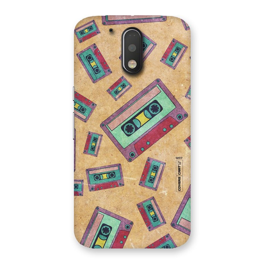 Ancient Cassettes Back Case for Motorola Moto G4