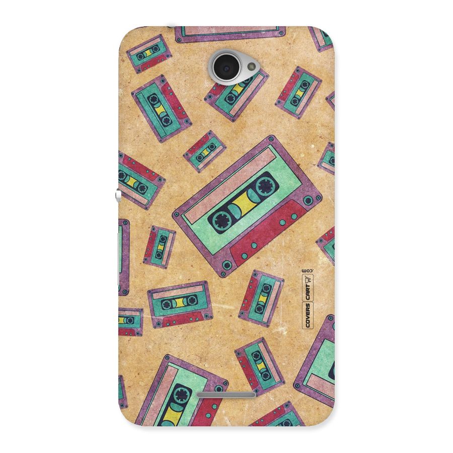 Ancient Cassettes Back Case for Sony Xperia E4