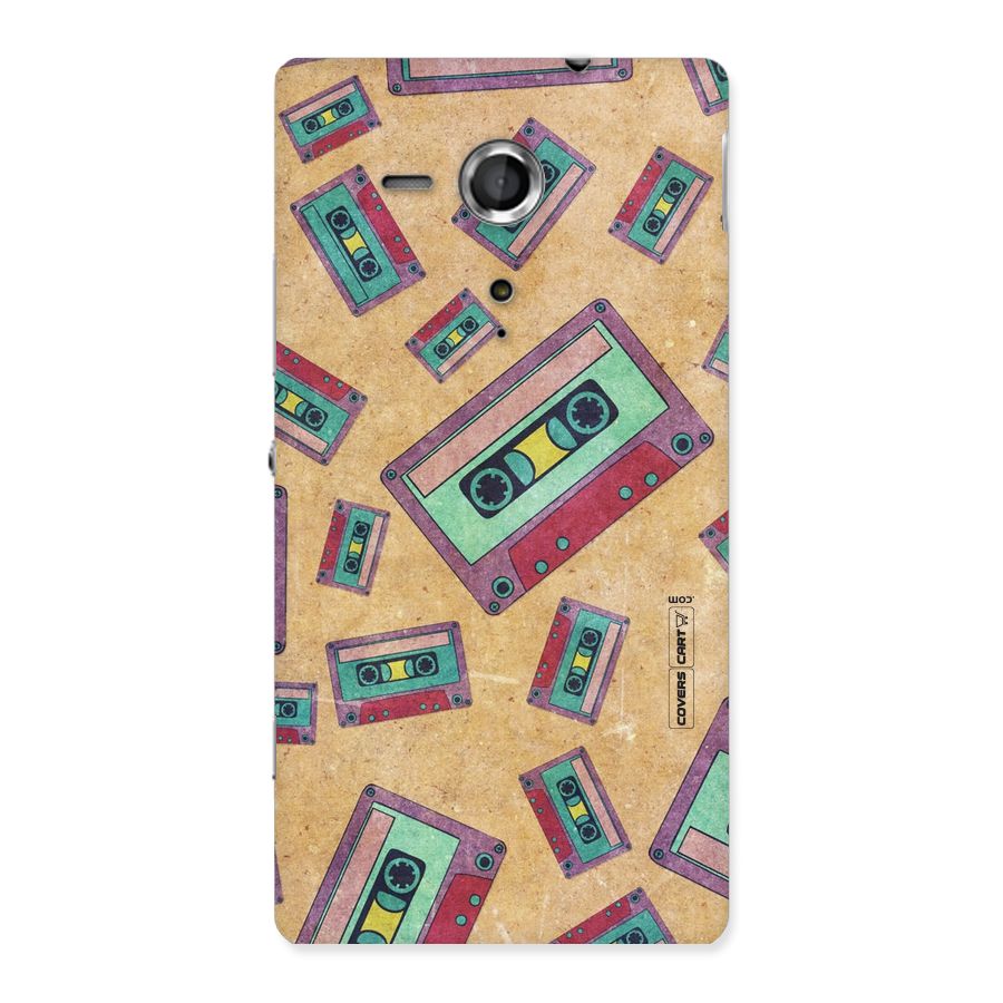 Ancient Cassettes Back Case for Sony Xperia SP