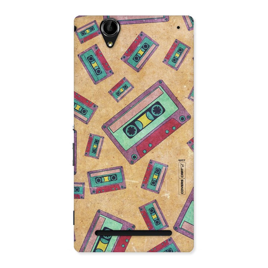 Ancient Cassettes Back Case for Sony Xperia T2