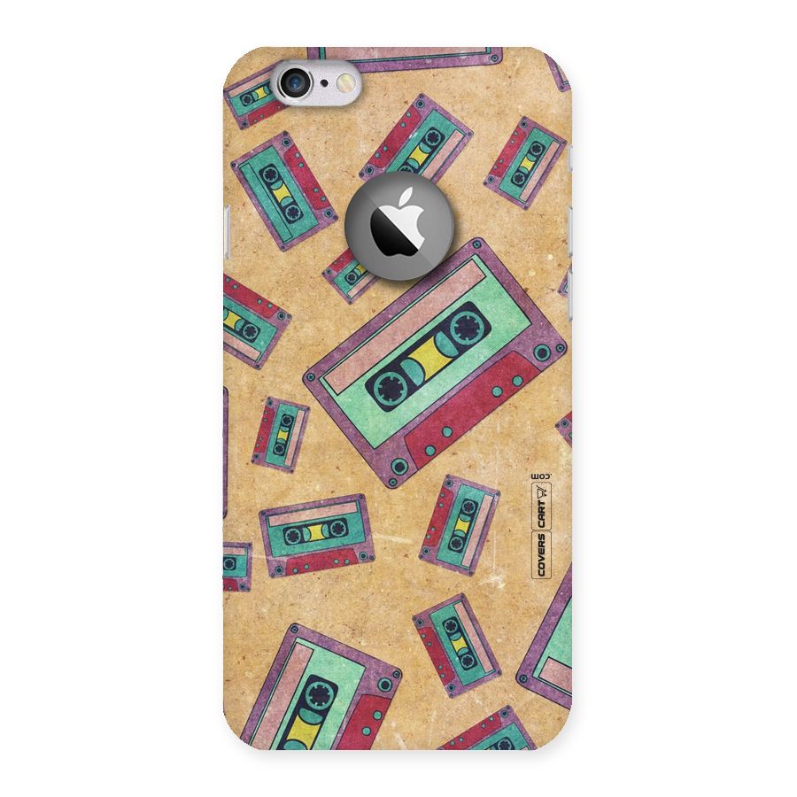 Ancient Cassettes Back Case for iPhone 6 Logo Cut