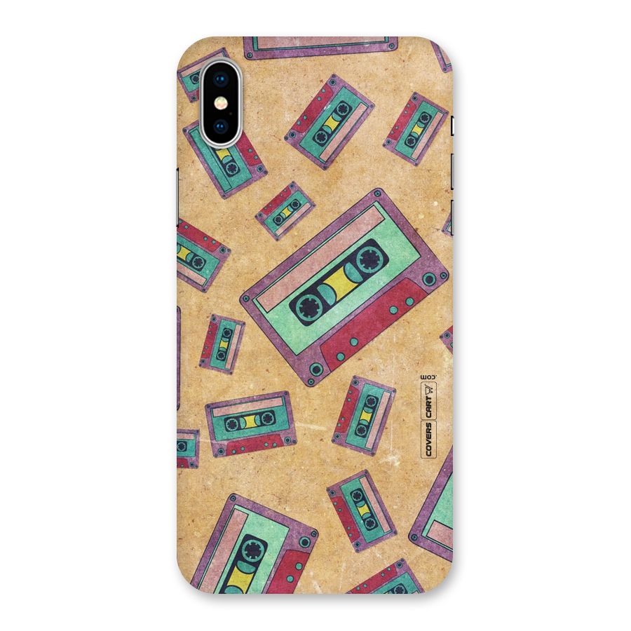 Ancient Cassettes Back Case for iPhone X