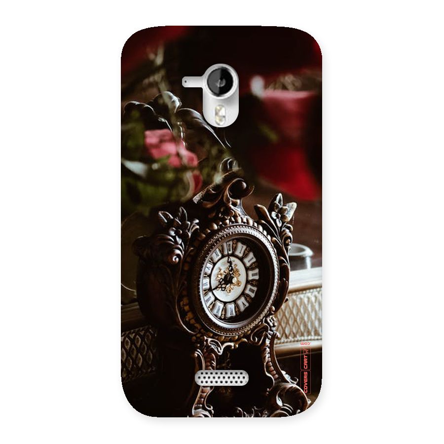 Ancient Clock Back Case for Micromax Canvas HD A116