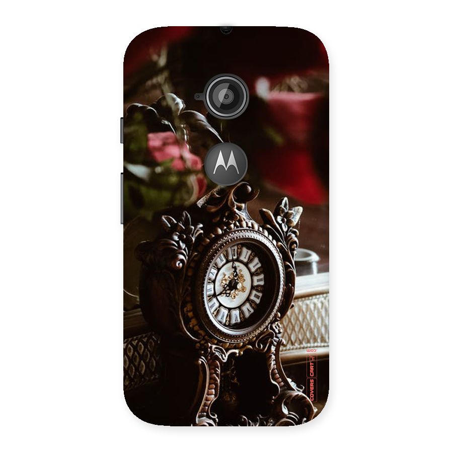 Ancient Clock Back Case for Moto E 2nd Gen