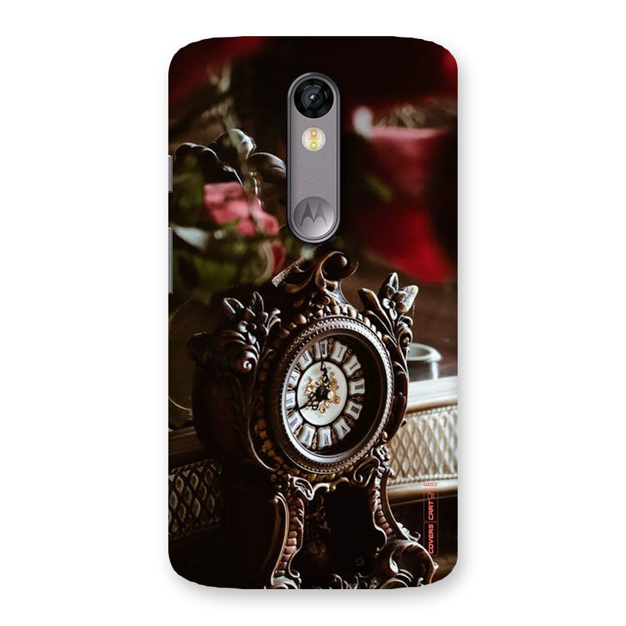 Ancient Clock Back Case for Moto X Force