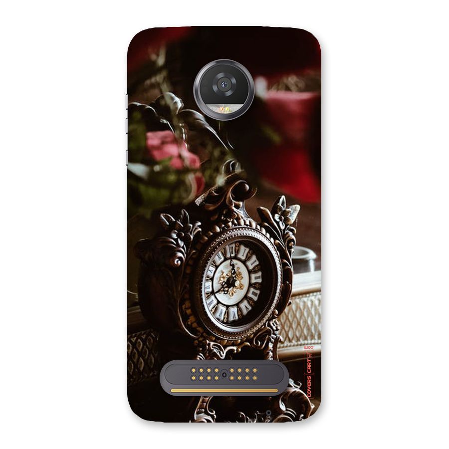 Ancient Clock Back Case for Moto Z2 Play