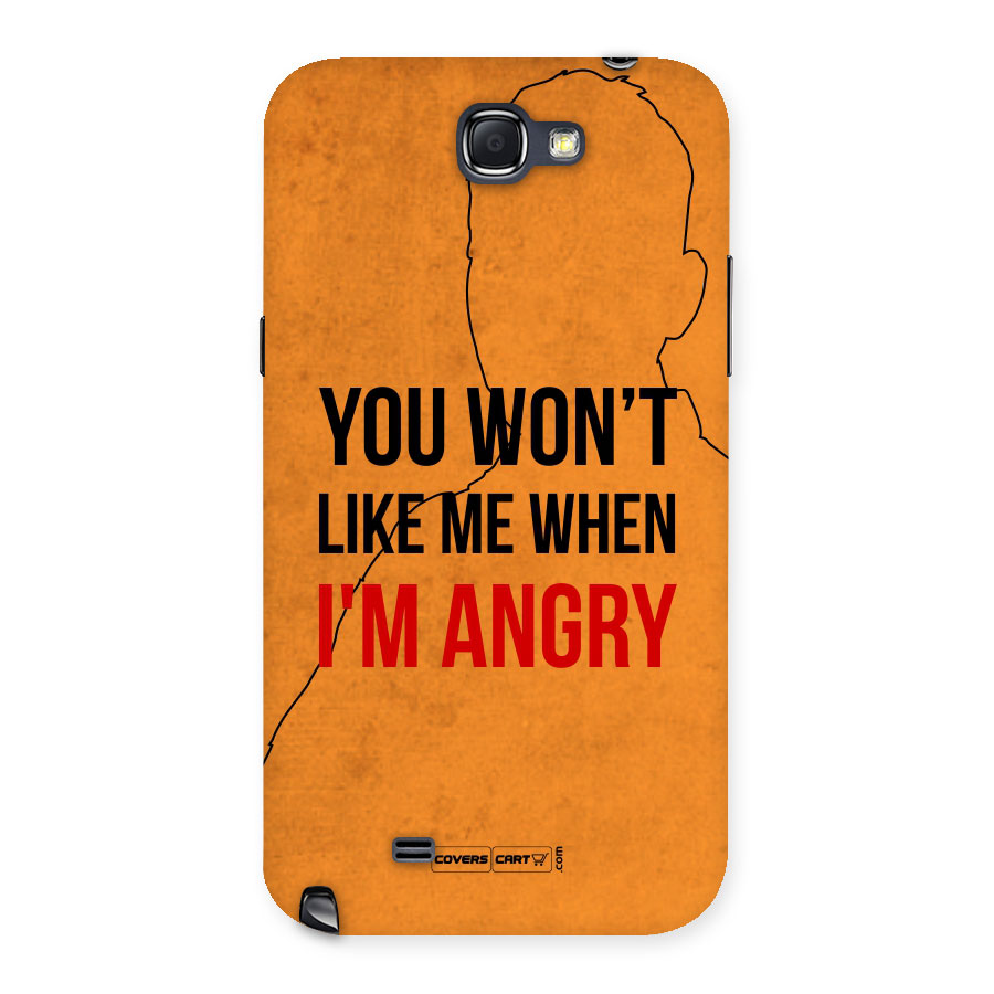 When I M Angry Back Case for Galaxy Note 2
