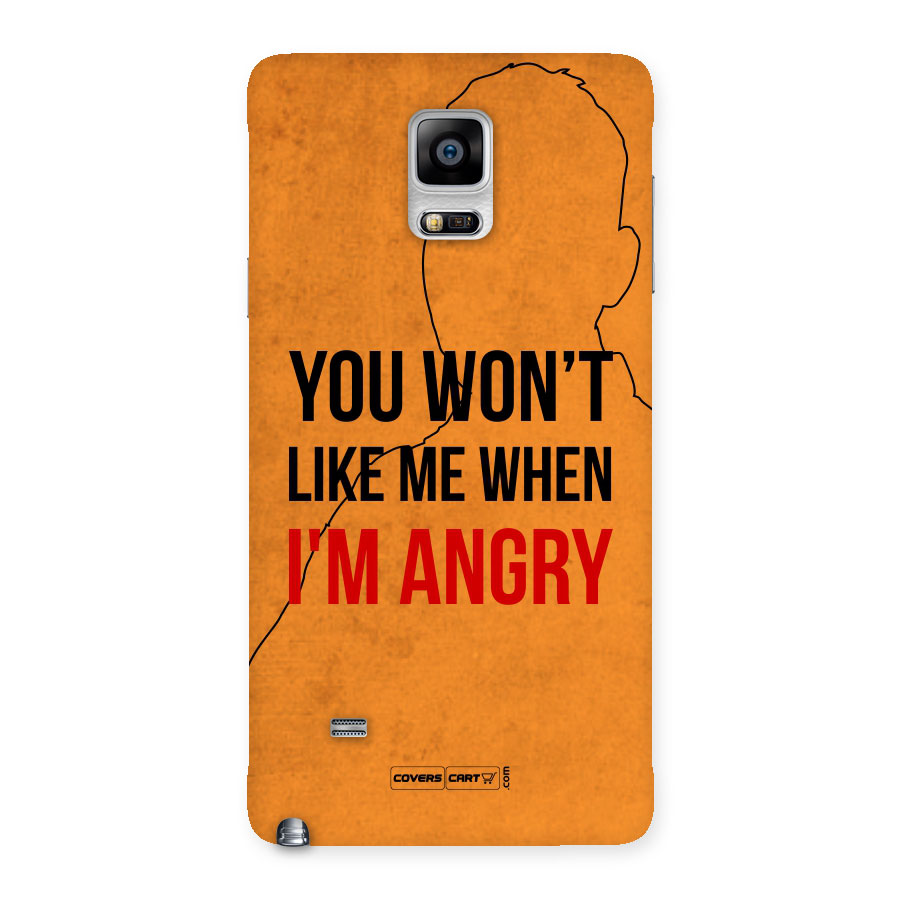 When I M Angry Back Case for Galaxy Note 4
