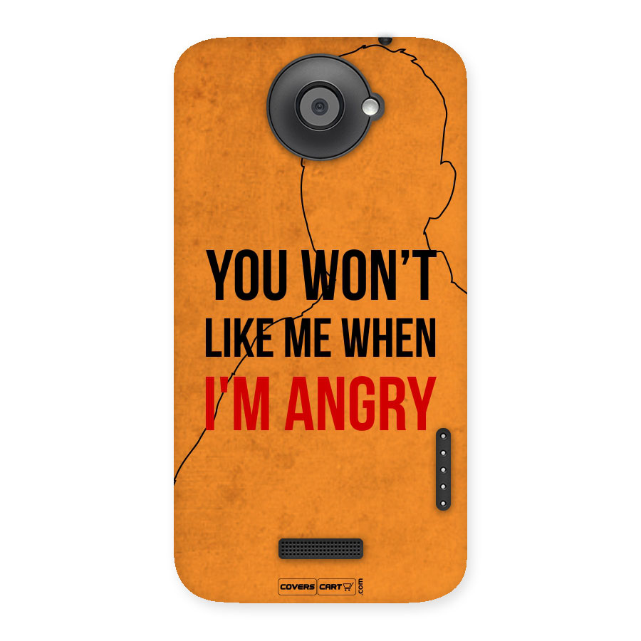 When I M Angry Back Case for HTC One X