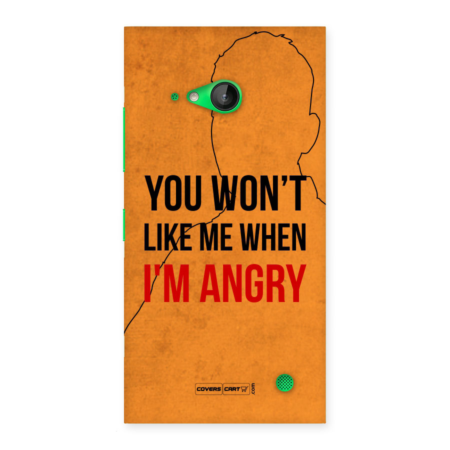 When I M Angry Back Case for Lumia 730