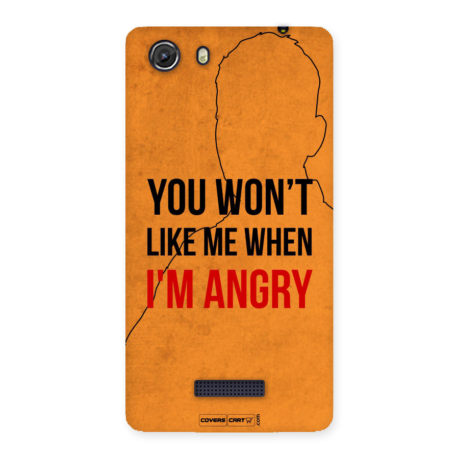 When I M Angry Back Case for Micromax Unite 3