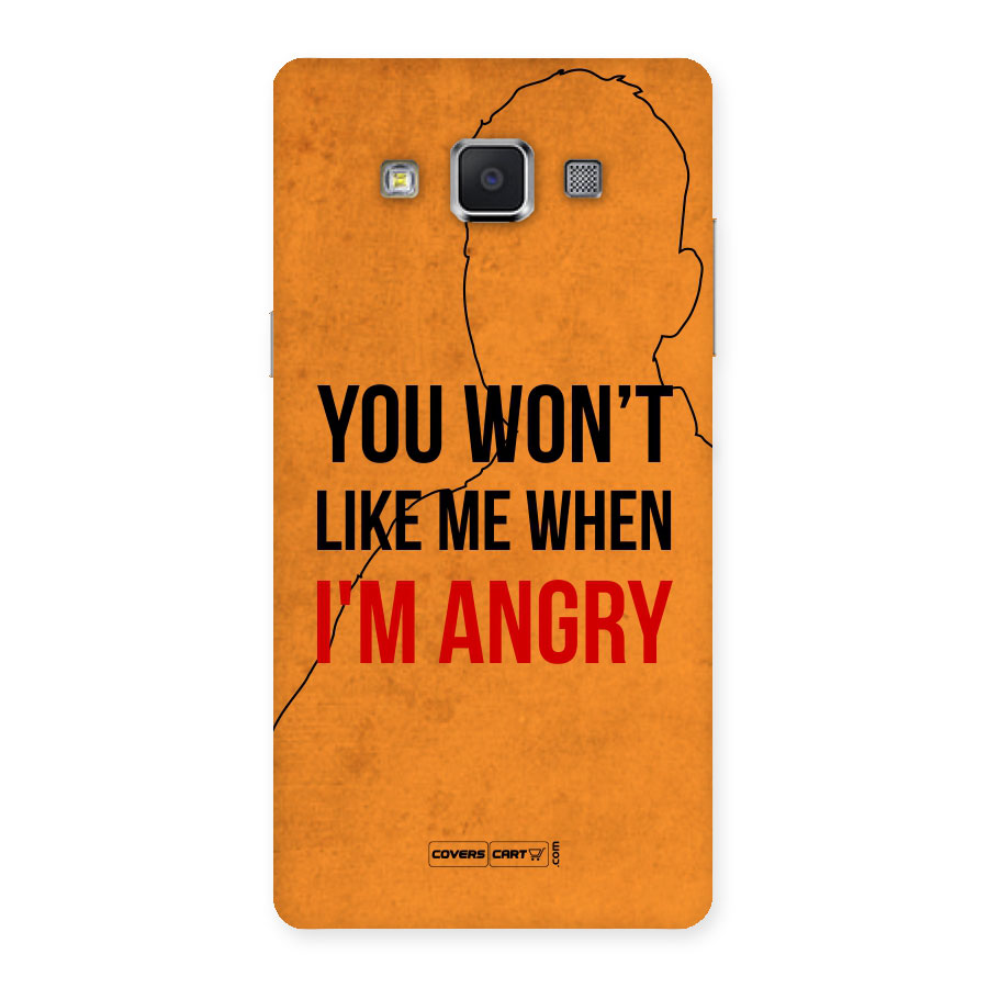 When I M Angry Back Case for Samsung Galaxy A5