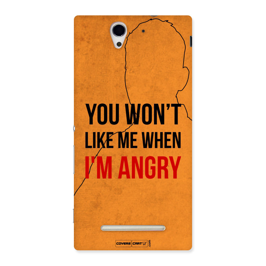 When I M Angry Back Case for Sony Xperia C3