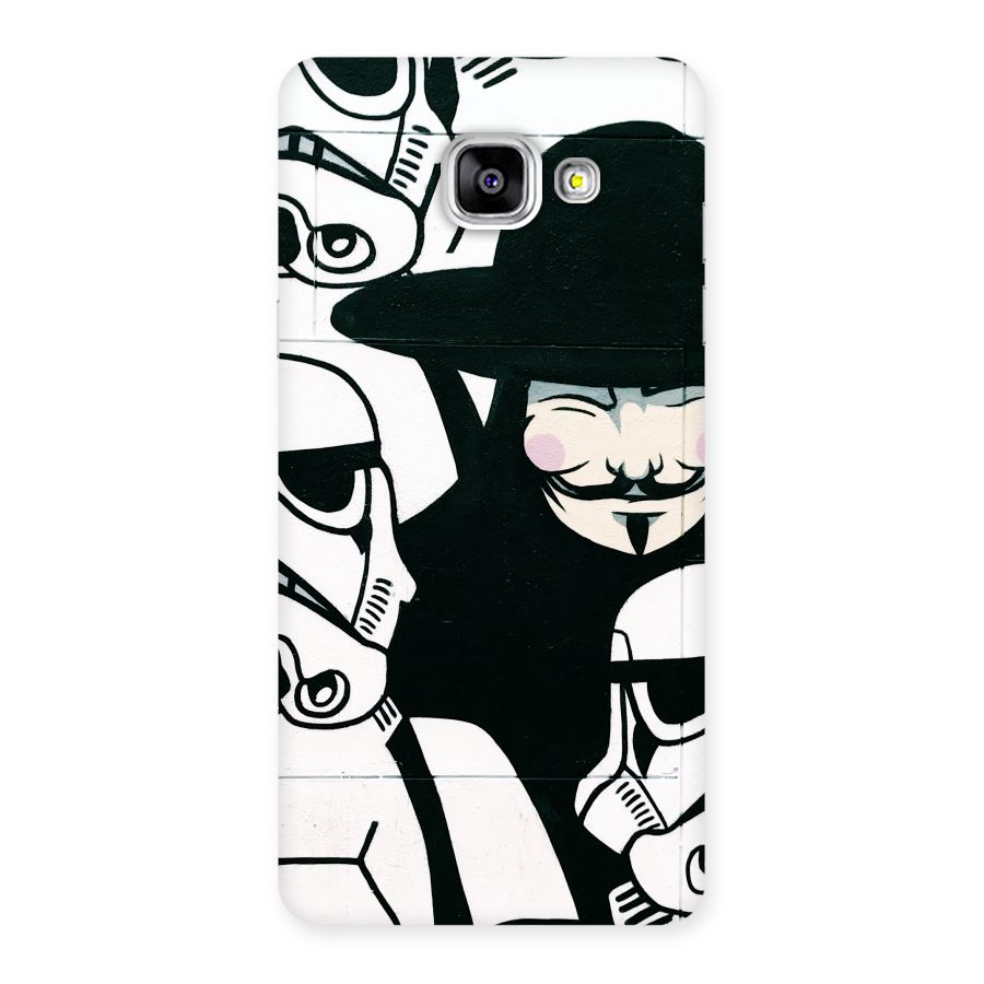 Anonymous Hat Back Case for Galaxy A5 2016