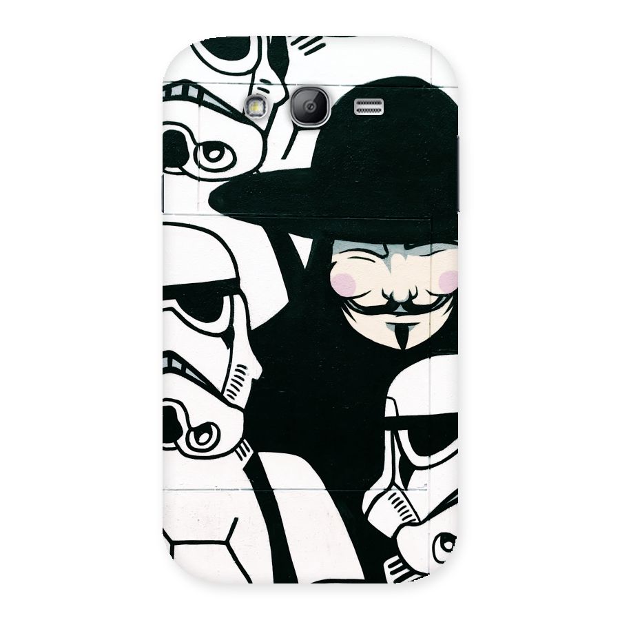 Anonymous Hat Back Case for Galaxy Grand