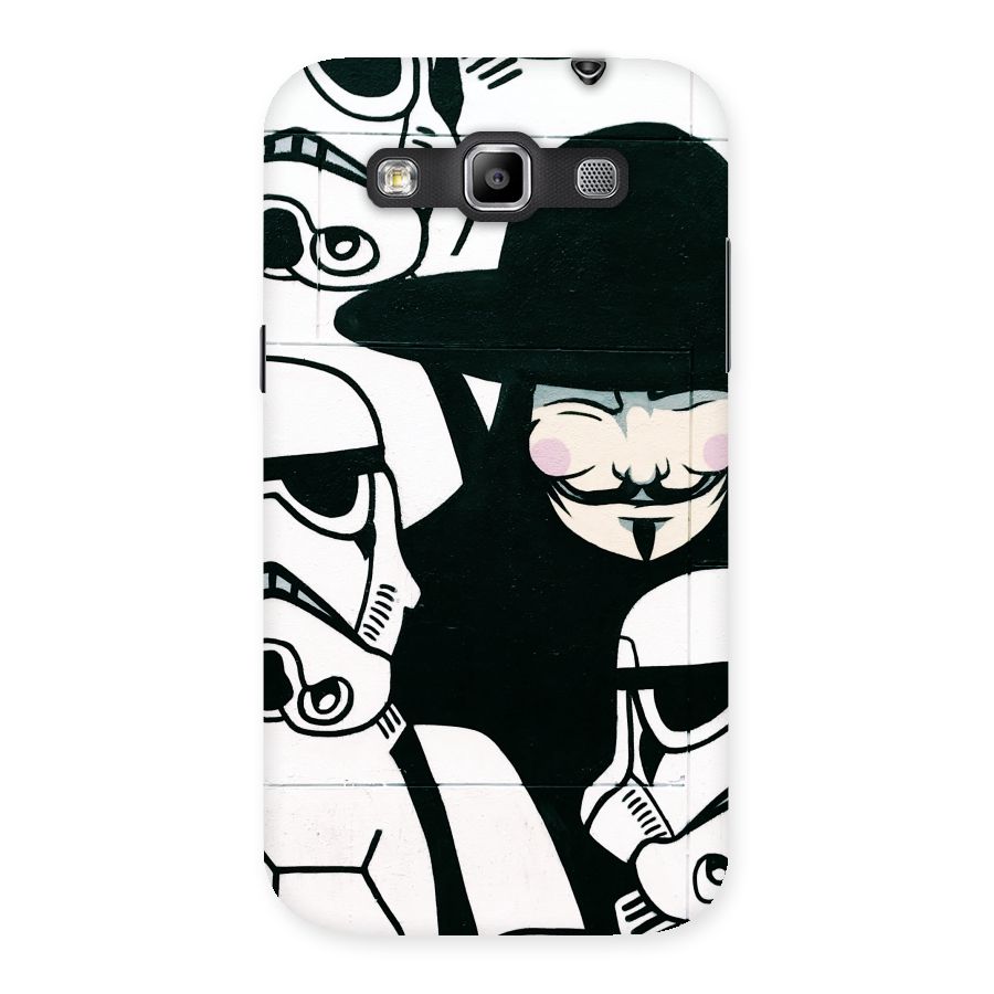 Anonymous Hat Back Case for Galaxy Grand Quattro