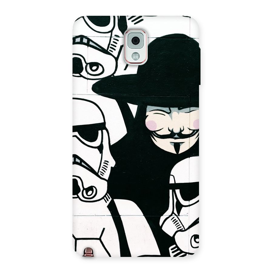 Anonymous Hat Back Case for Galaxy Note 3
