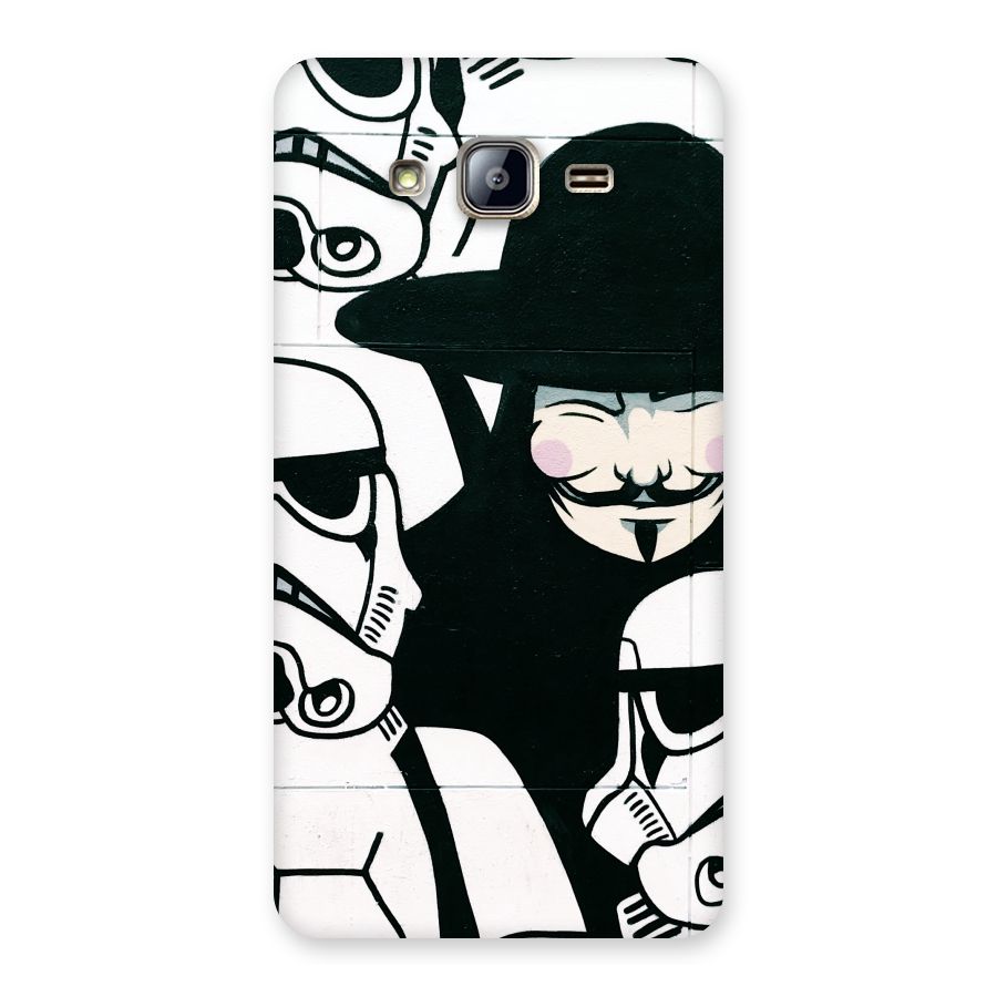 Anonymous Hat Back Case for Galaxy On5