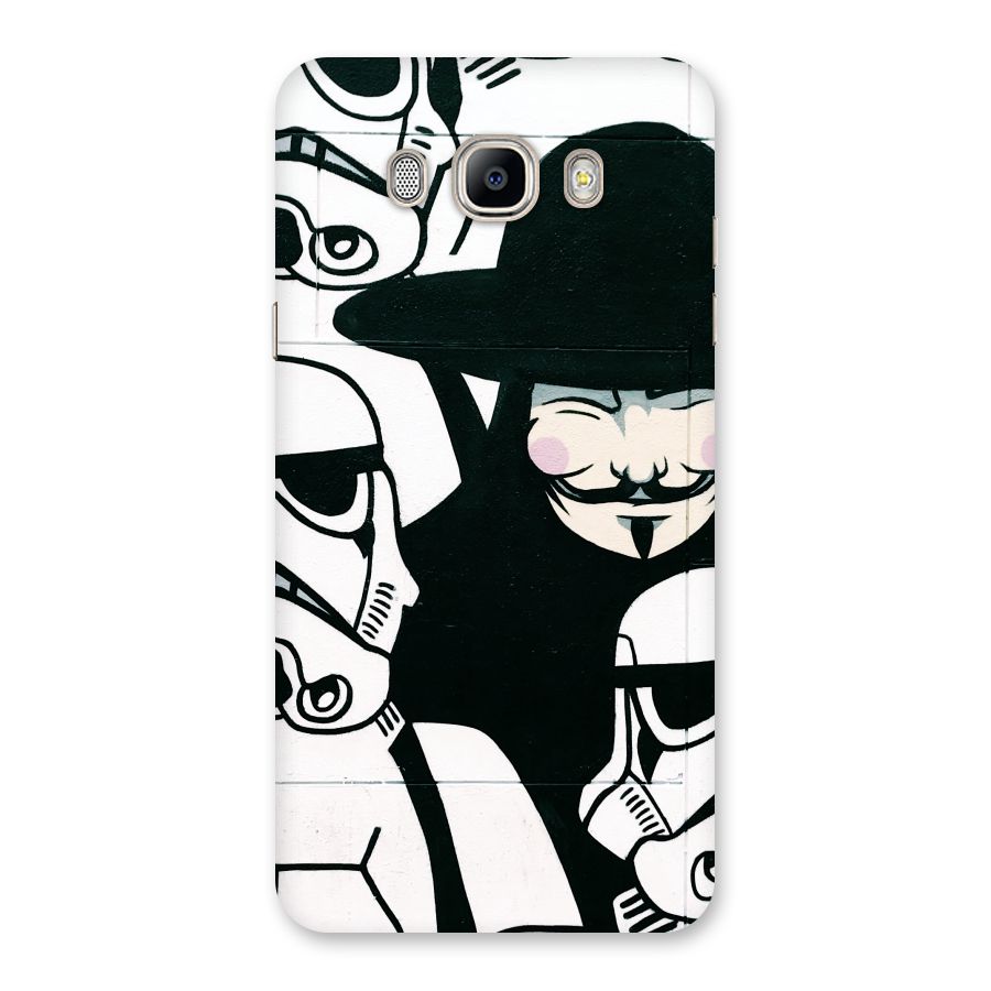 Anonymous Hat Back Case for Galaxy On8