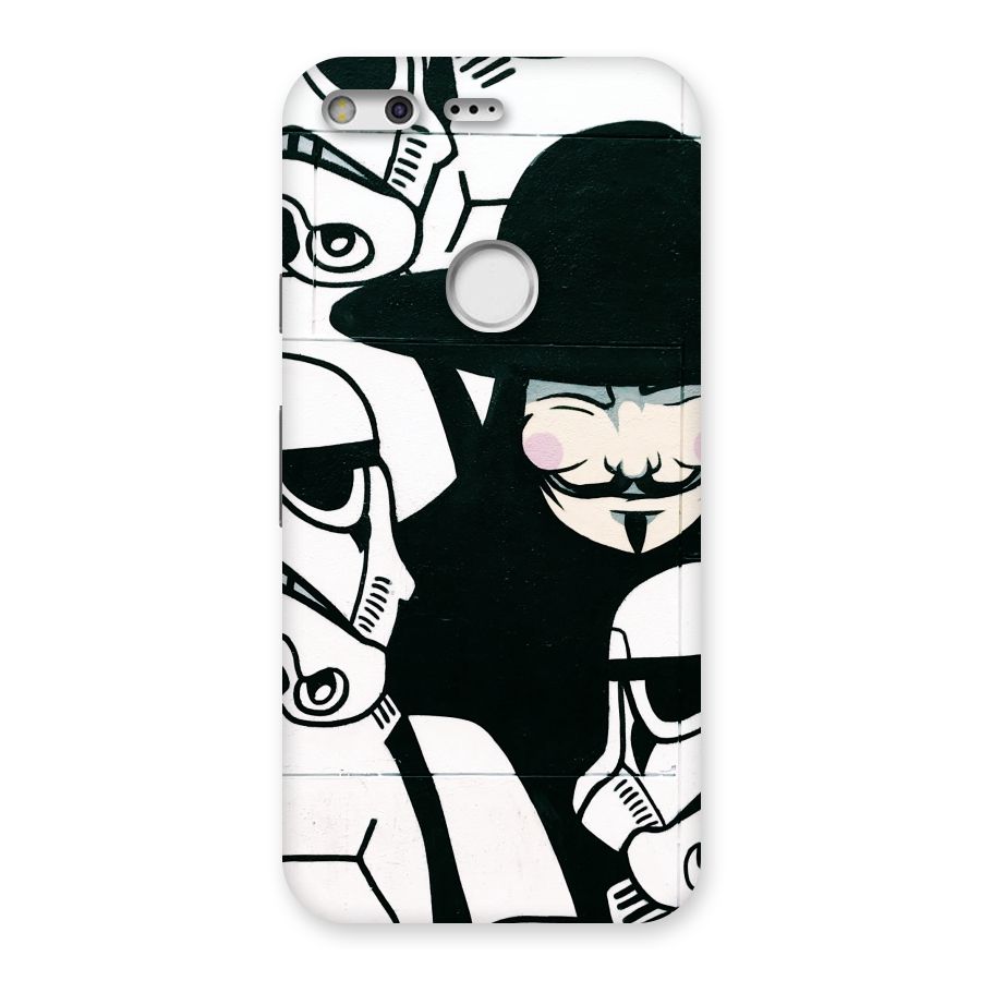 Anonymous Hat Back Case for Google Pixel XL
