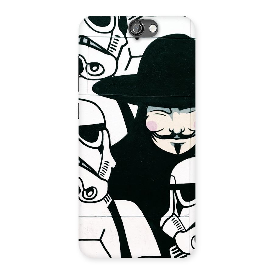 Anonymous Hat Back Case for HTC One A9