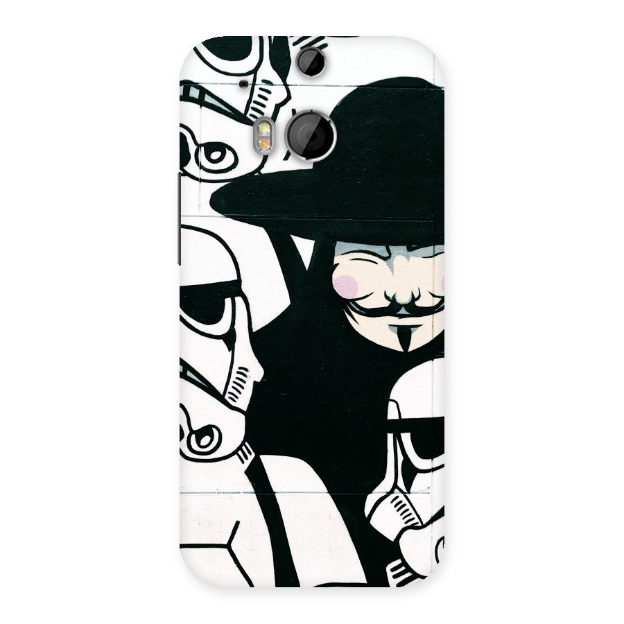 Anonymous Hat Back Case for HTC One M8
