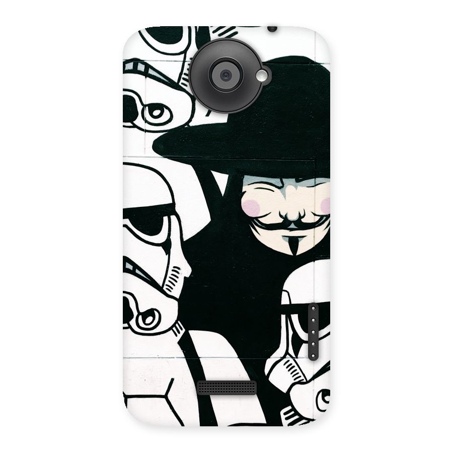 Anonymous Hat Back Case for HTC One X