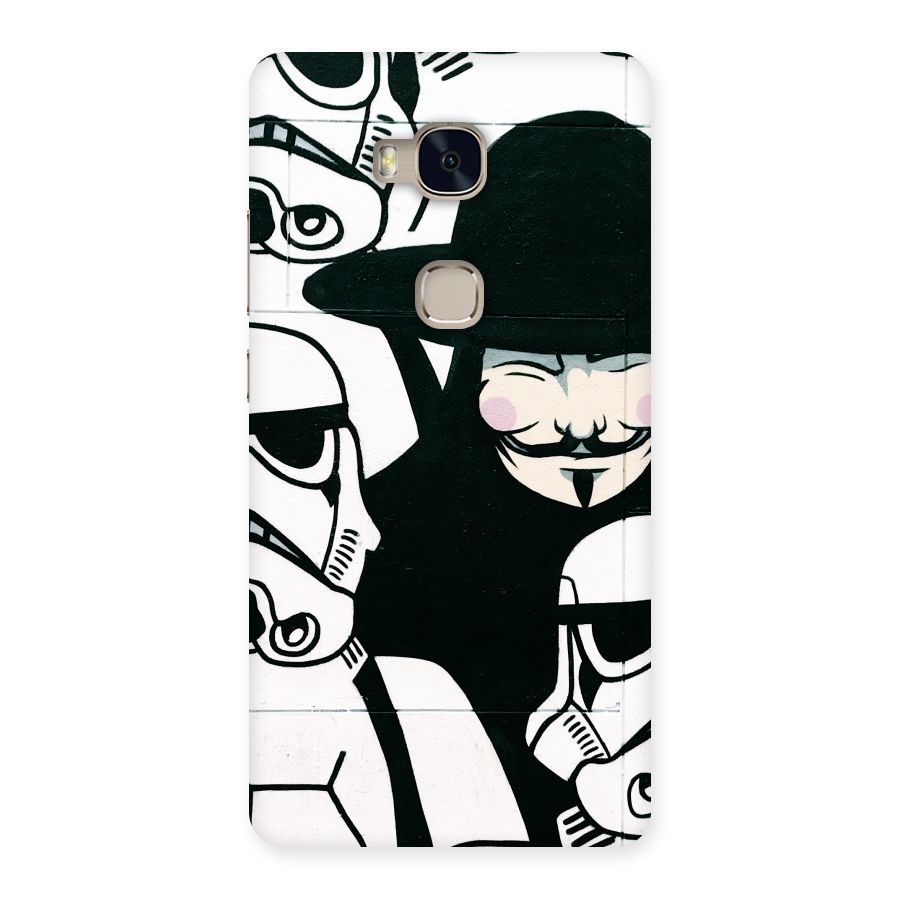 Anonymous Hat Back Case for Huawei Honor 5X