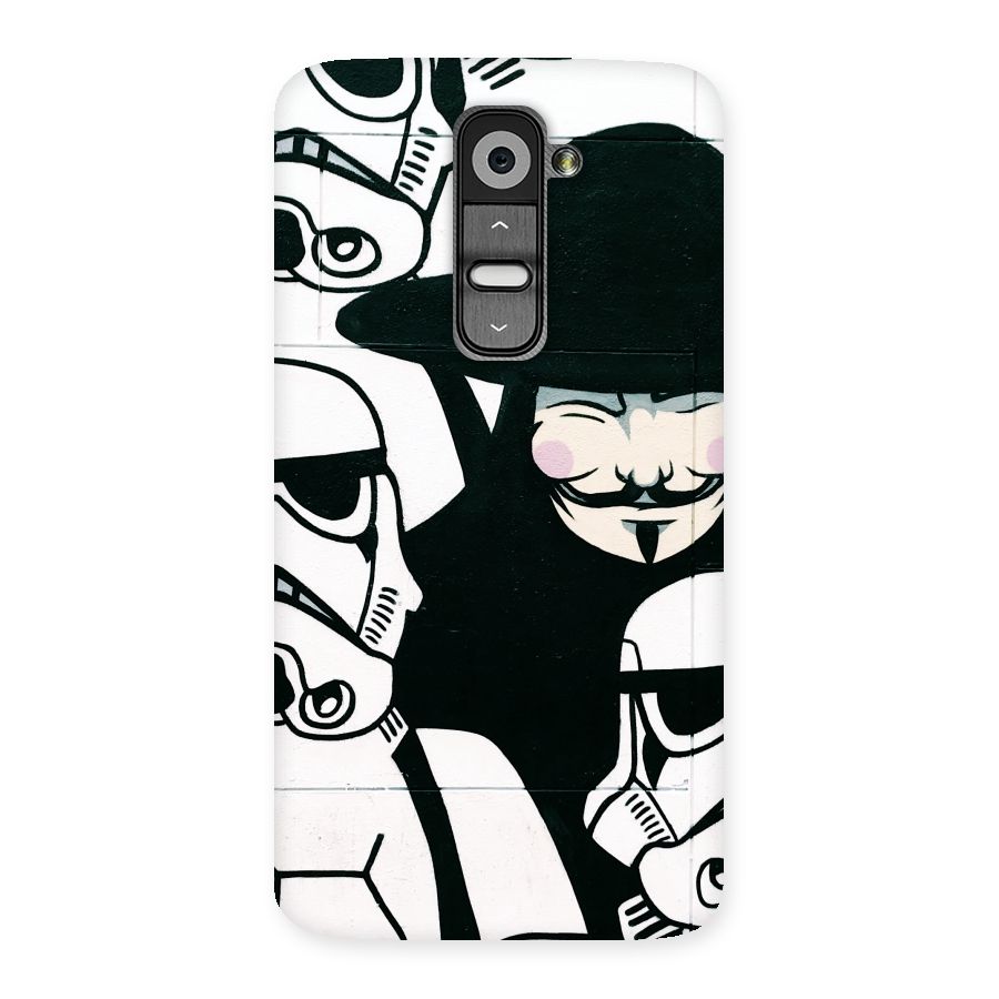 Anonymous Hat Back Case for LG G2