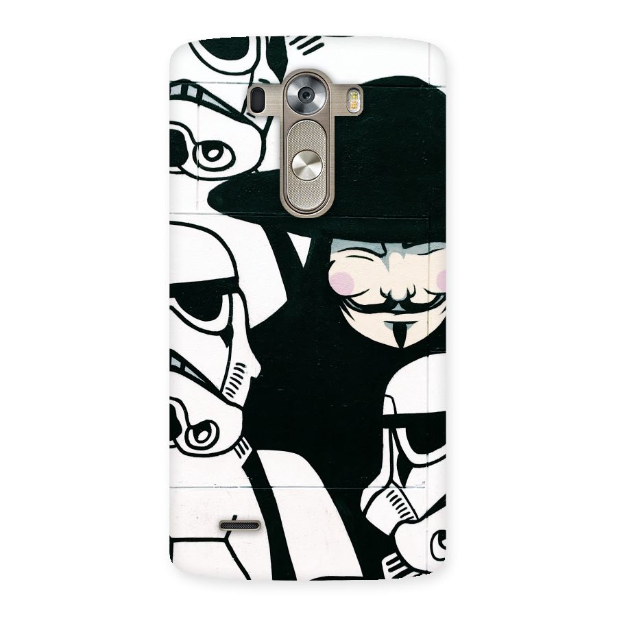 Anonymous Hat Back Case for LG G3