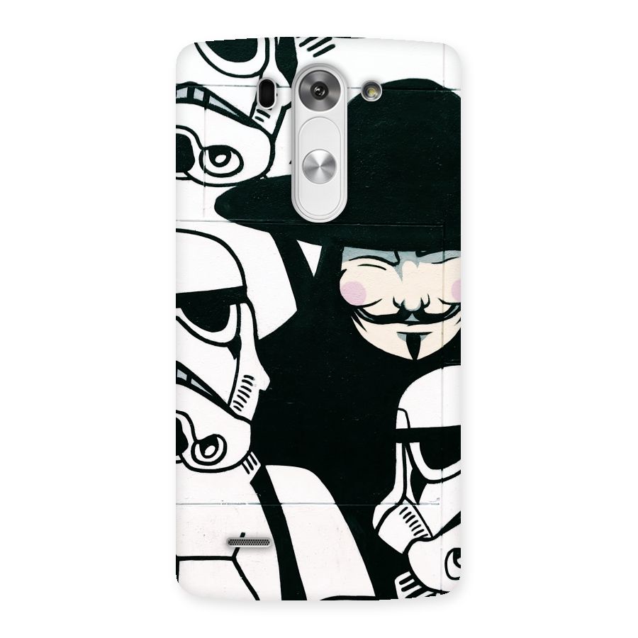 Anonymous Hat Back Case for LG G3 Mini