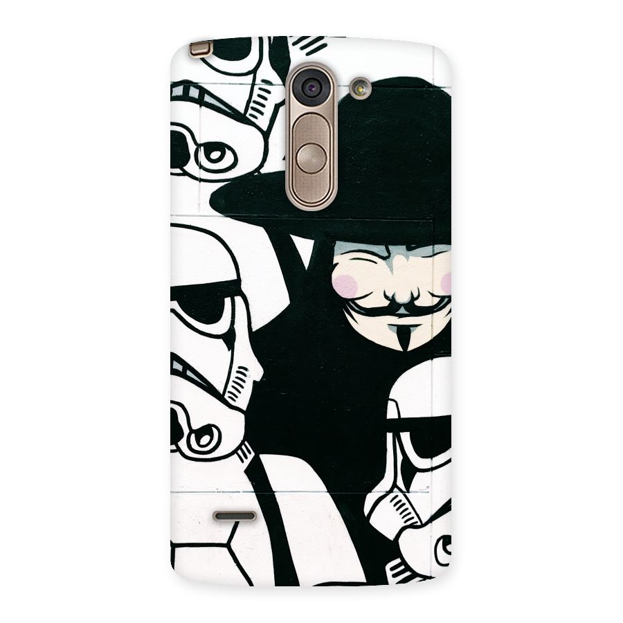 Anonymous Hat Back Case for LG G3 Stylus