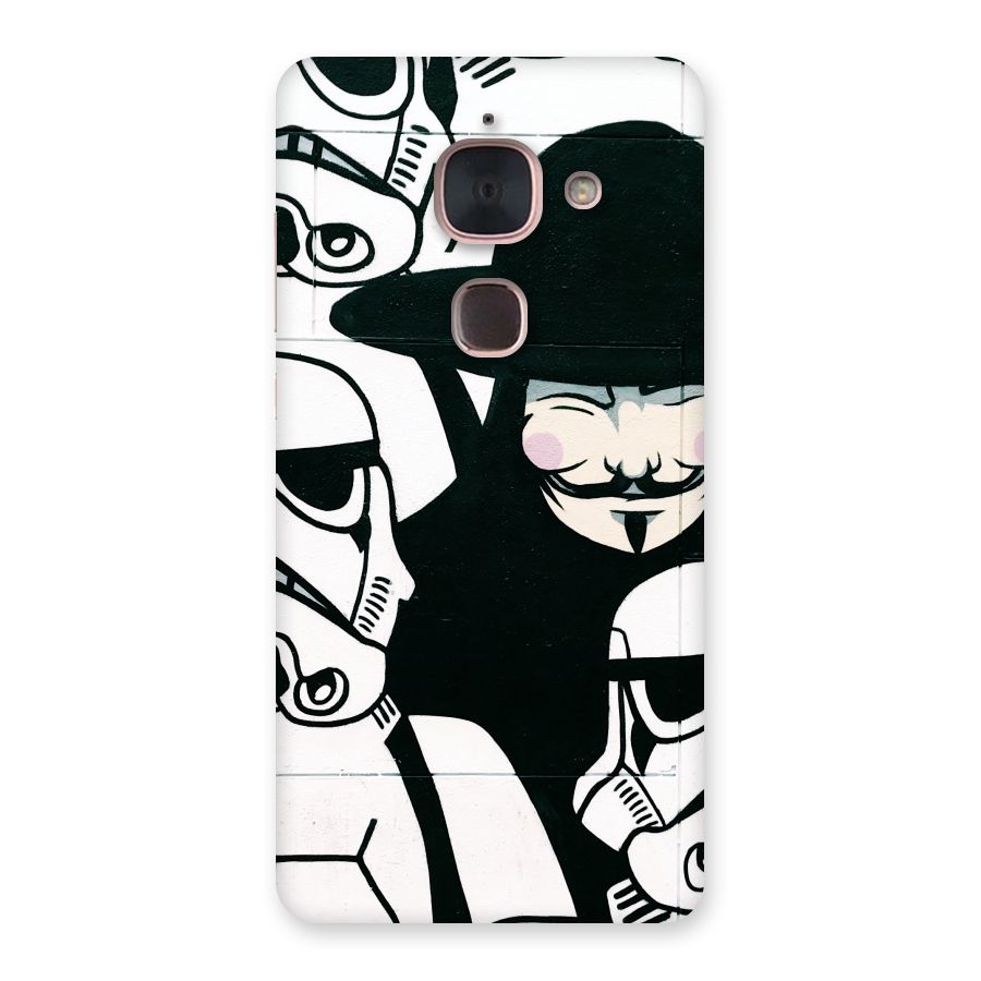 Anonymous Hat Back Case for Le Max 2