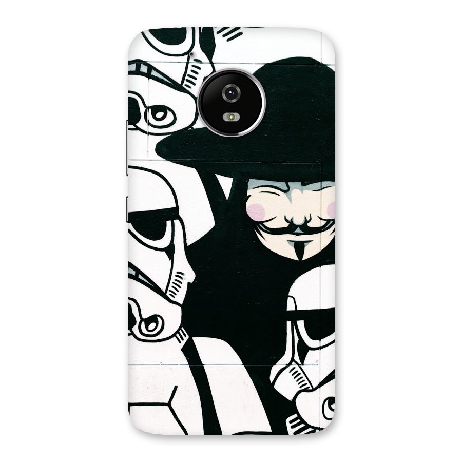 Anonymous Hat Back Case for Moto G5