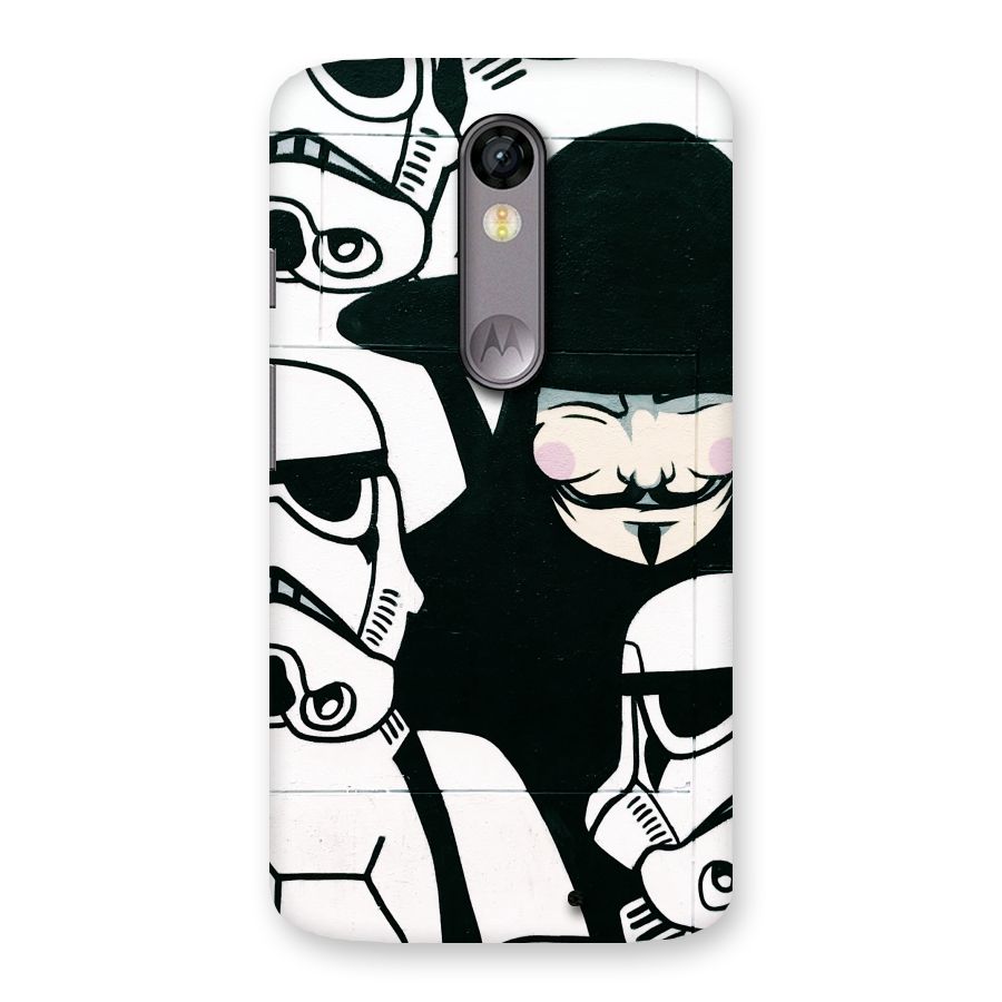 Anonymous Hat Back Case for Moto X Force