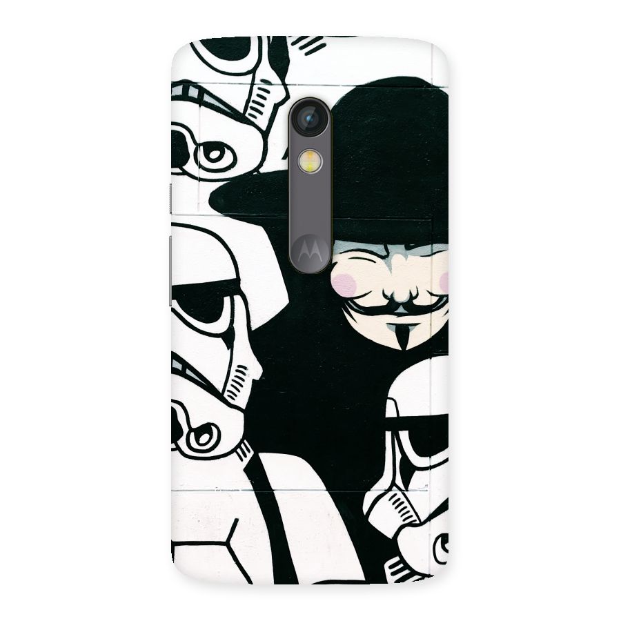 Anonymous Hat Back Case for Moto X Play