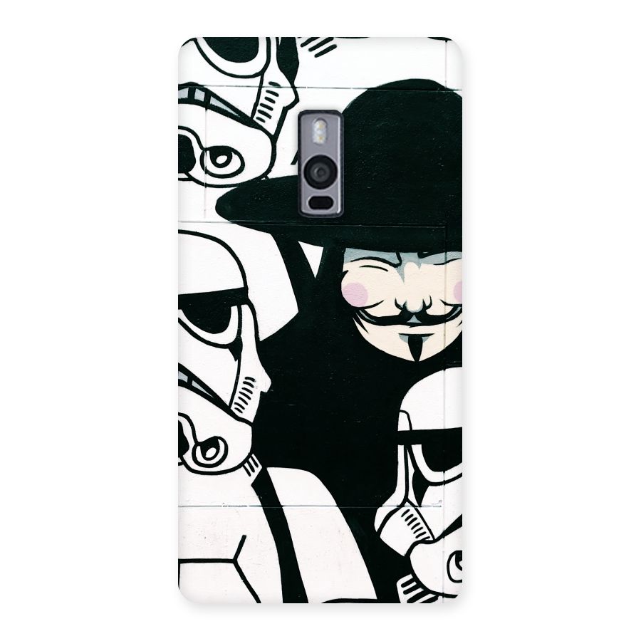 Anonymous Hat Back Case for OnePlus Two