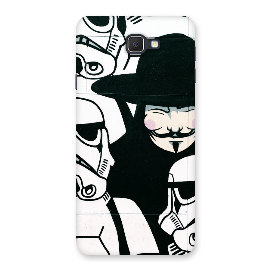 Anonymous Hat Back Case for Samsung Galaxy J7 Prime