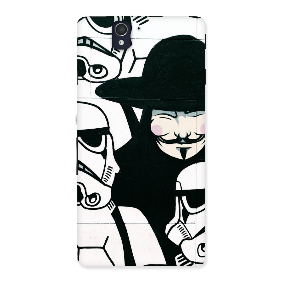 Anonymous Hat Back Case for Sony Xperia Z