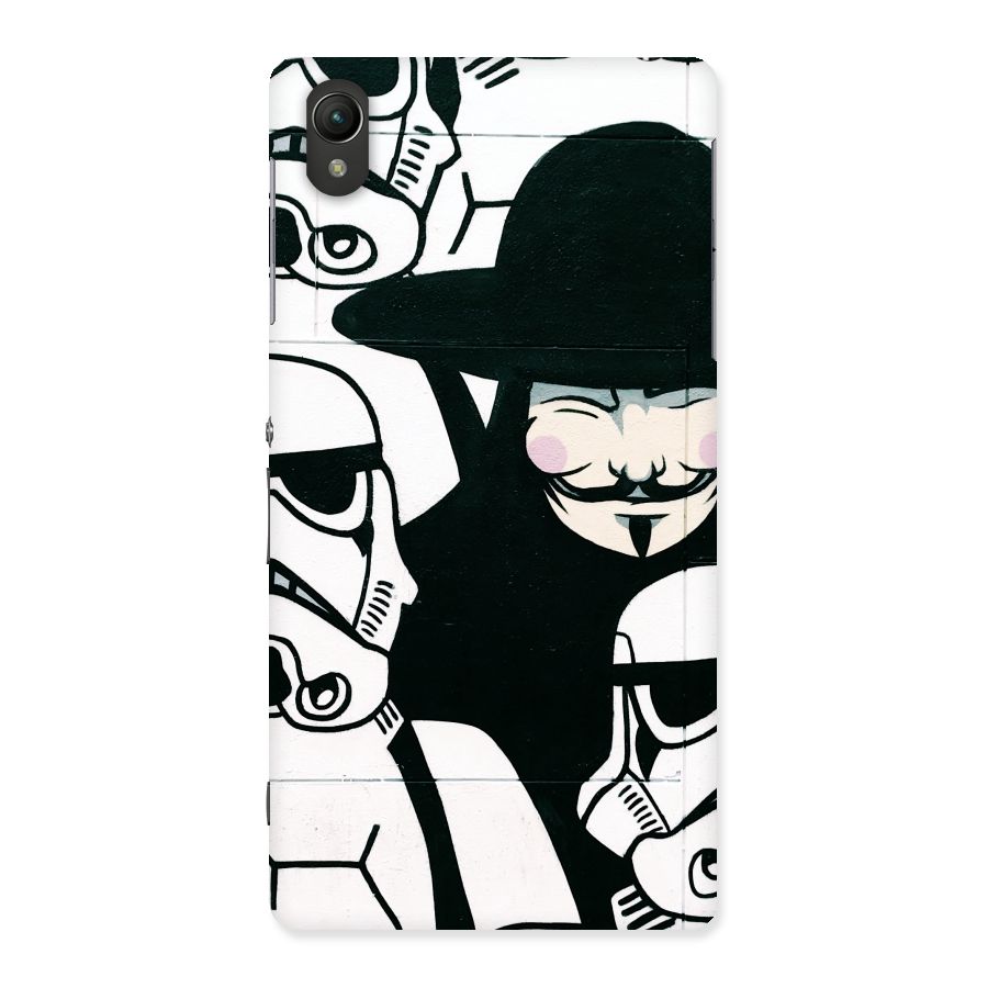 Anonymous Hat Back Case for Sony Xperia Z2