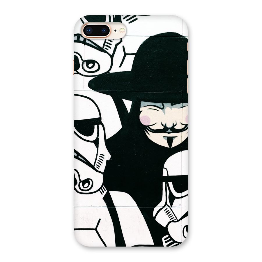 Anonymous Hat Back Case for iPhone 8 Plus