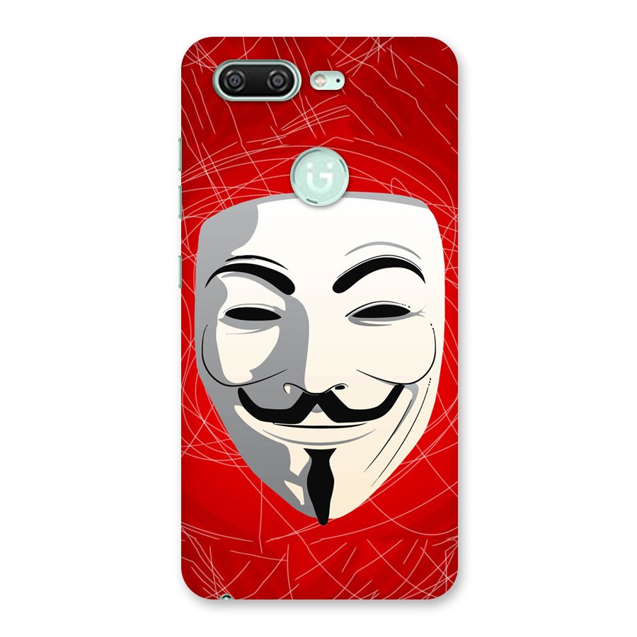 Anonymous Mask Abstract  Back Case for Gionee S10