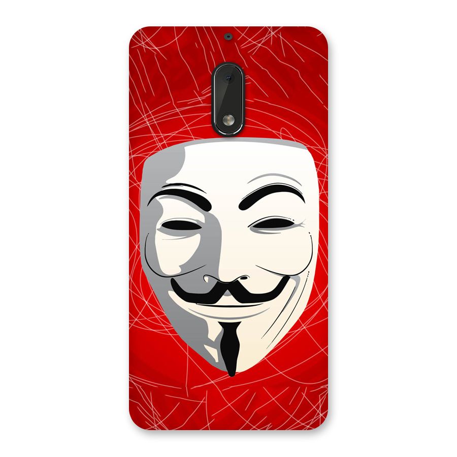 Anonymous Mask Abstract  Back Case for Nokia 6