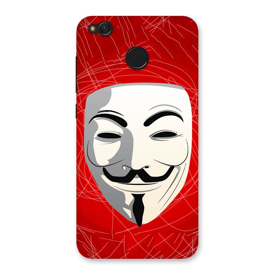 Anonymous Mask Abstract  Back Case for Redmi 4
