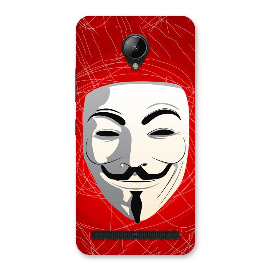 Anonymous Mask Abstract Back Case for Lenovo C2