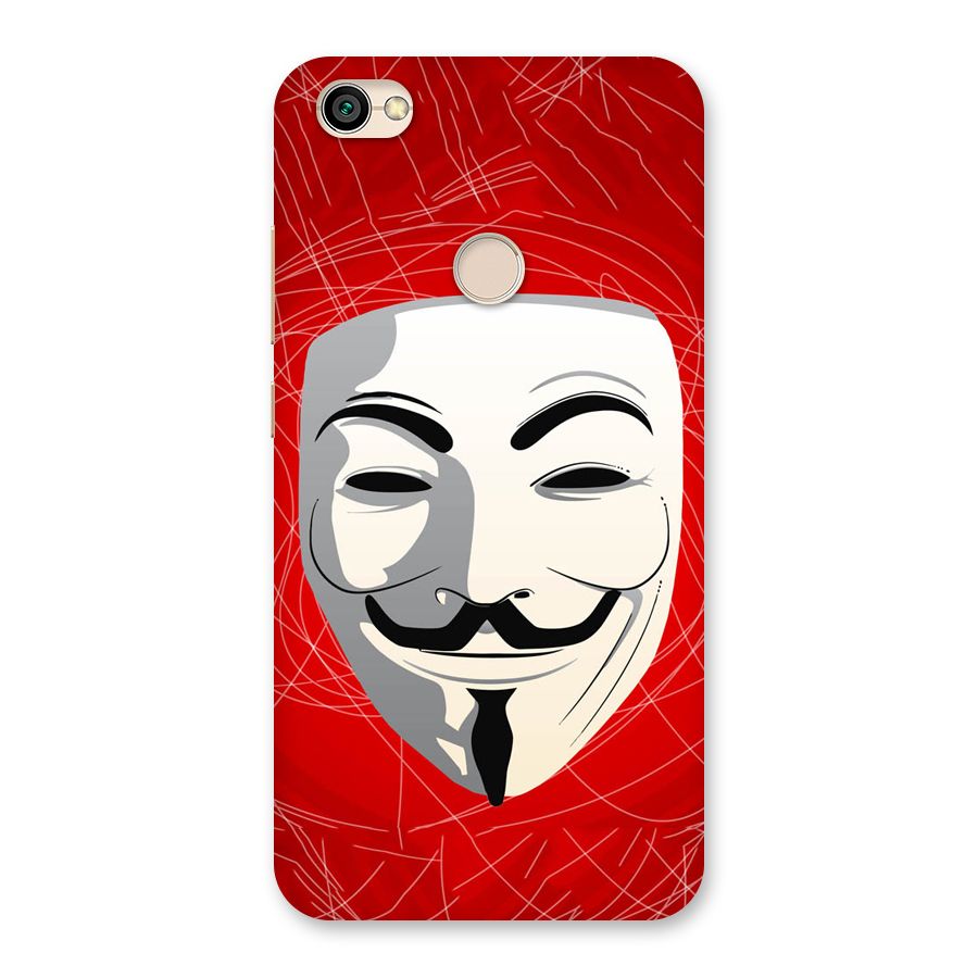 Anonymous Mask Abstract  Back Case for Redmi Y1 2017