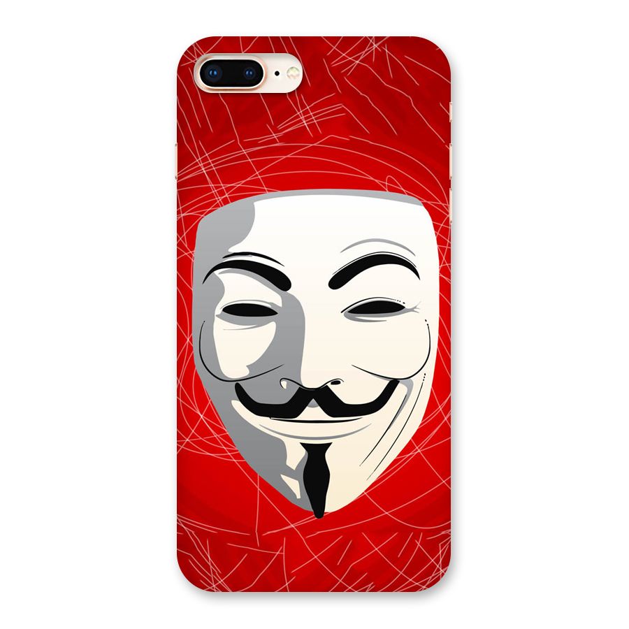 Anonymous Mask Abstract  Back Case for iPhone 8 Plus